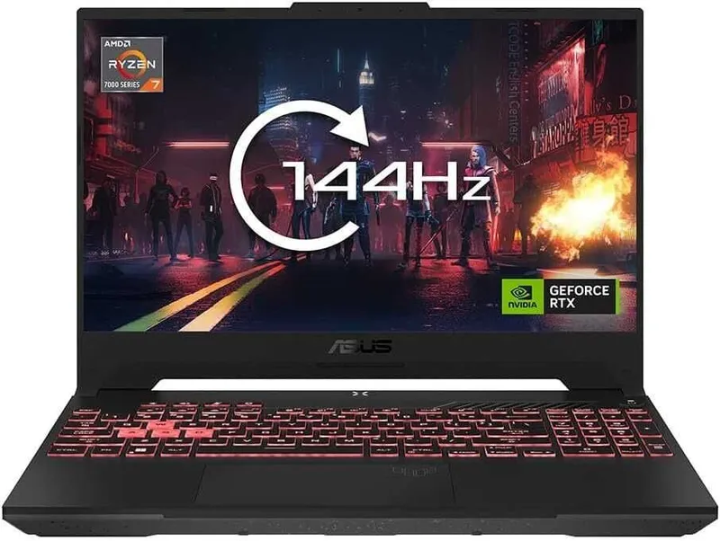 15.6" Ноутбук ASUS TUF Gaming A15 FA507NV-LP023 серый