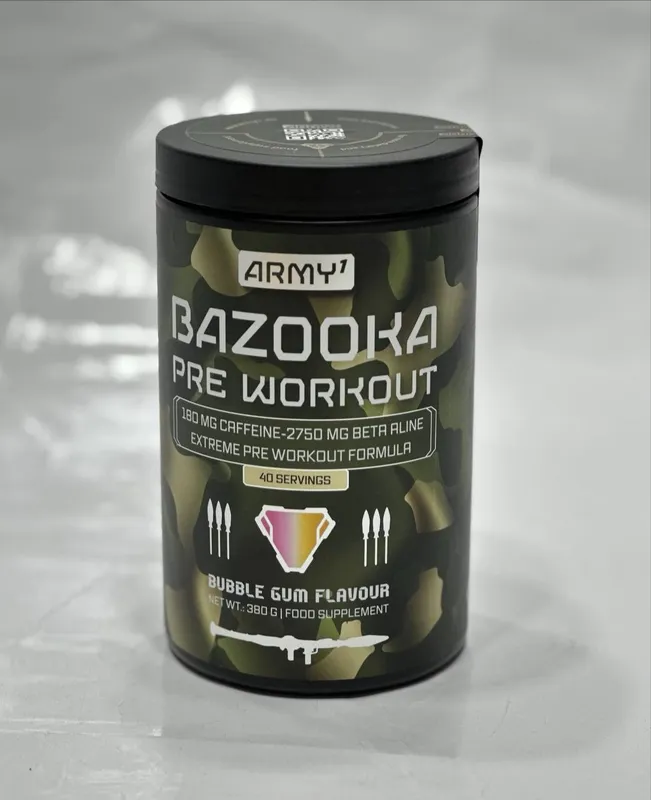 Energetik Army1 BAZOOKA PRE-WORKOUT 380g 40porsiya