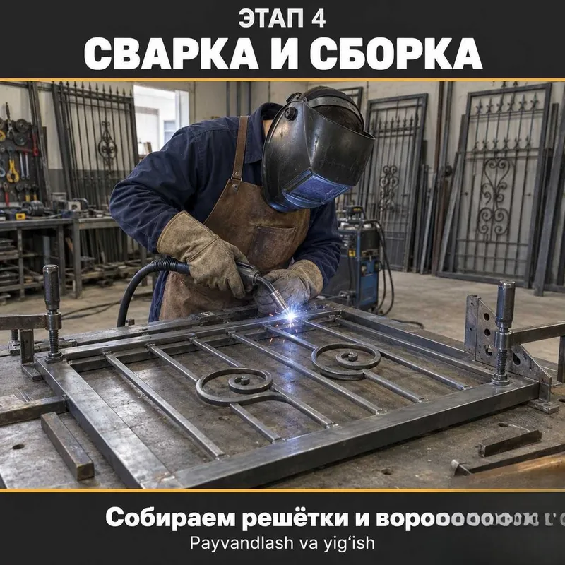 Решётки, ворота, навесы, козырьки — ковка Ташкент | Panjara, darvoza 4 Решётки, ворота, навесы, козырьки — ковка Ташкент | Panjara, darvoza 4