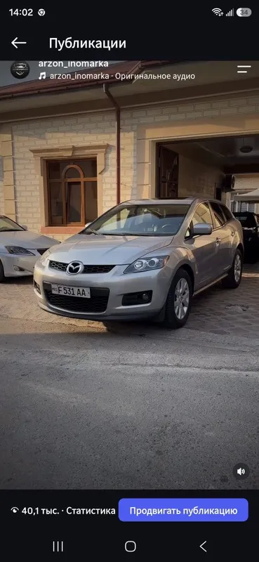 Mazda cx7 sotuda xolati zor 2 Mazda cx7 sotuda xolati zor 2
