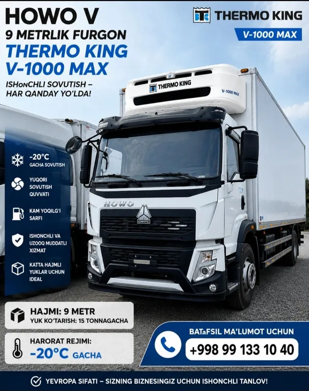 Thermo King V-1000 MAX -20°C | Original | O‘rnatishga tayyor | K Thermo King V-1000 MAX -20°C | Original | O‘rnatishga tayyor | K