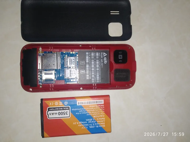 Ajib model 3011 2 simkartalik 3500 mah 3