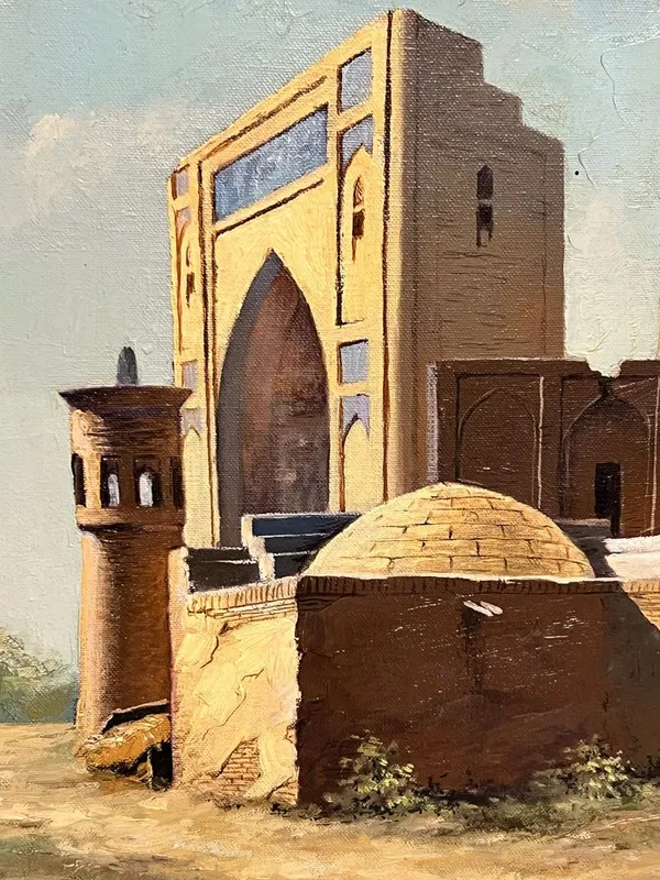 Картина, Бухара в раме и подарочной коробке. 2009 год — фото 3