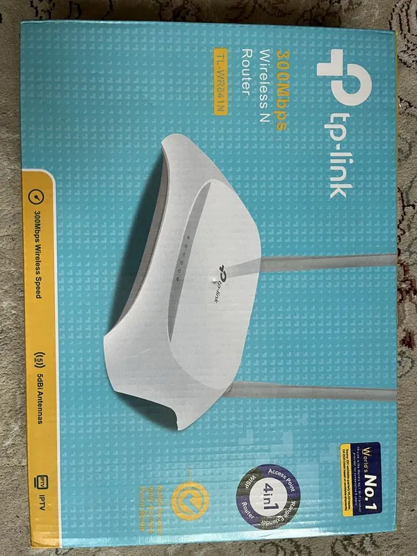 WiFi poyep TP-Link TL-WR841N, N скорость 300 Мбит/с