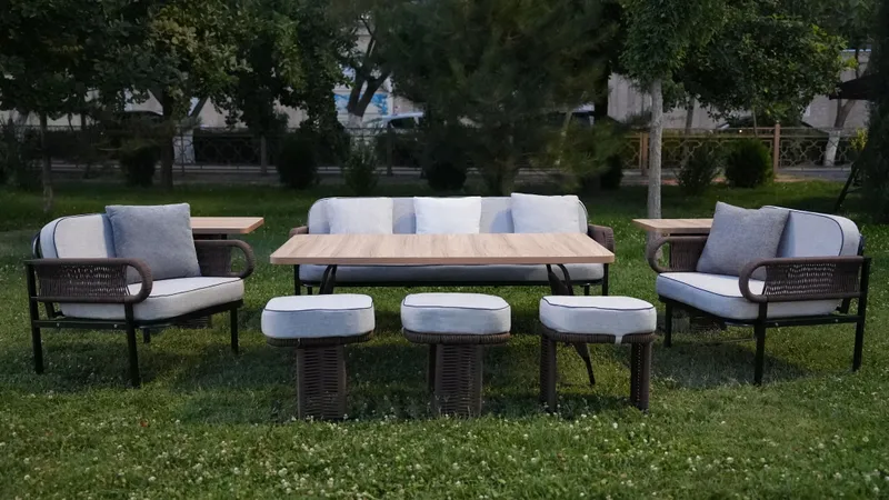 Mebel to’plam Garden set “Osiyo” 8 kishilik