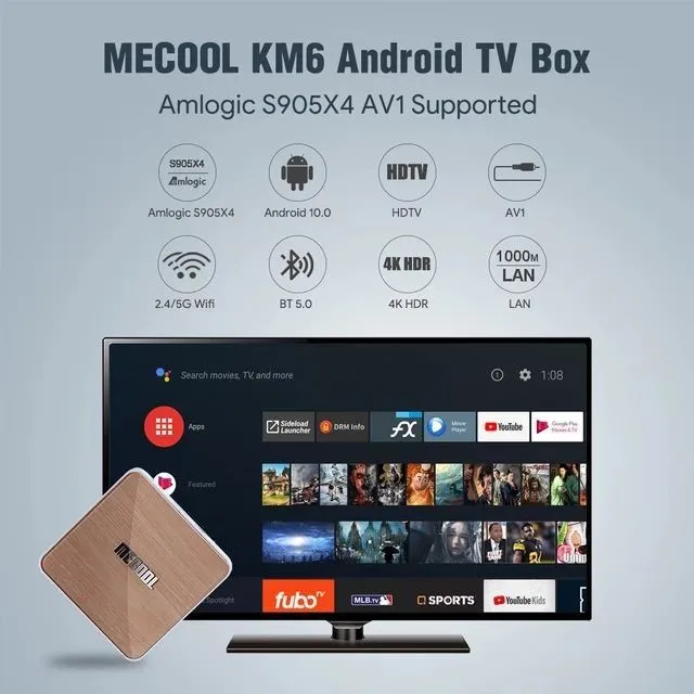СКИДКА‼️SmartBoxMecool KM6 4/64гб android.Прошивка+Доставка shx — фото 5