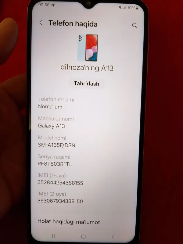 Samsung A 13 3