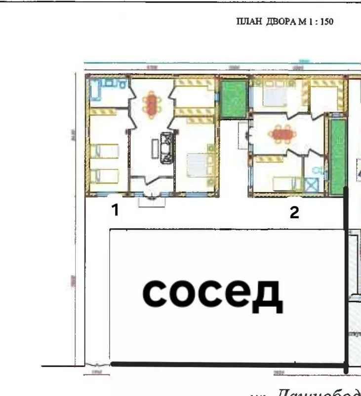 Срочно сдается дом 3 комнаты,0.5 сотки.Азербайжанский центр. — фото 6