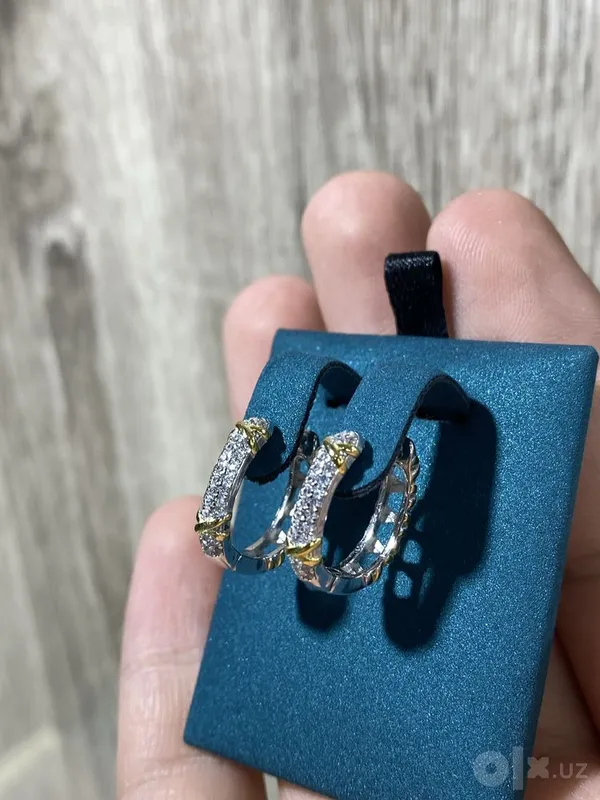 Серебряное 925, Kumush 925 zirak Tiffany zirak 2 Серебряное 925, Kumush 925 zirak Tiffany zirak 2