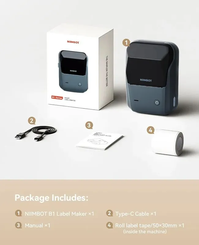 Niimbot B1 original printer. B21Sning hamyonbop versiyasi. — фото 4
