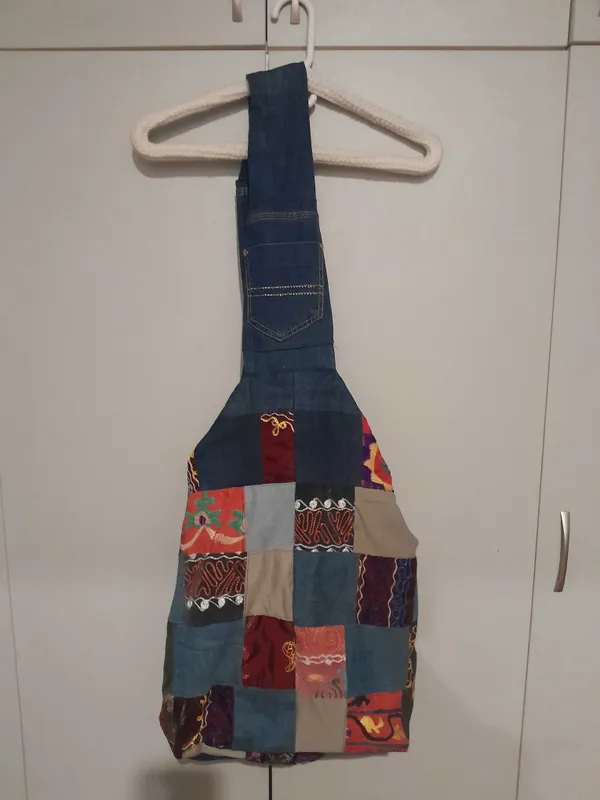 Сумка мешок объемная handmade — фото 1