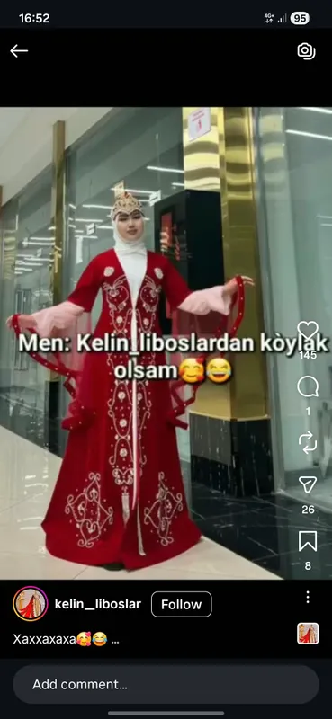 yangi anor koylak 2marta kiyilgan