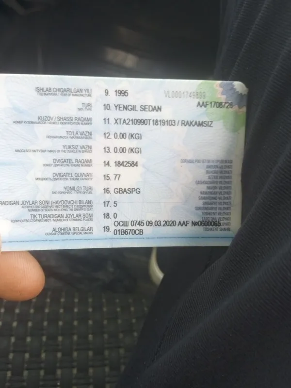 Lada Vaz 21099 yurib turgan mashina.Olgan odam baraka topadi. 6 Lada Vaz 21099 yurib turgan mashina.Olgan odam baraka topadi. 6