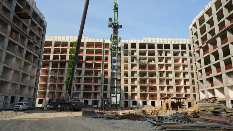 Яшнабад, ЖК Yangi Tashkent| 3х ком кв, 72,60 м2 | коробка 2