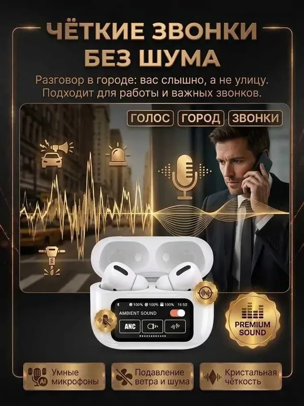 Наушники беспроводные-GENAI-GE5 ANC Pro 4