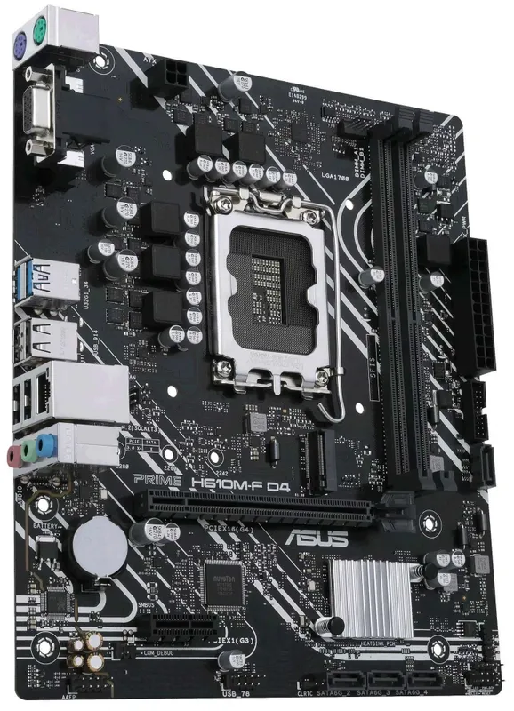 - Материнская плата MB Asus Prime H610M-F D4 DDR4 (90MB1H70-M0EAY0) 2