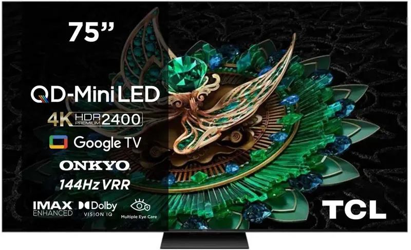 TCL 75 C6K 4K QD-Mini LED 144hz premium pro televizor (birinchi qo‘ldan) 1