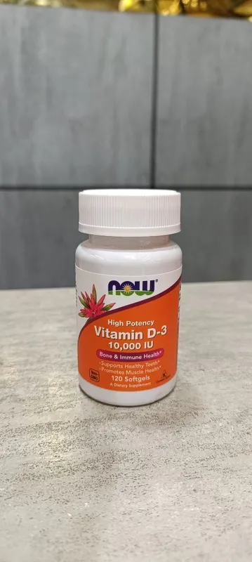 Now vitamin D-3 10.000 IU 120 softgels