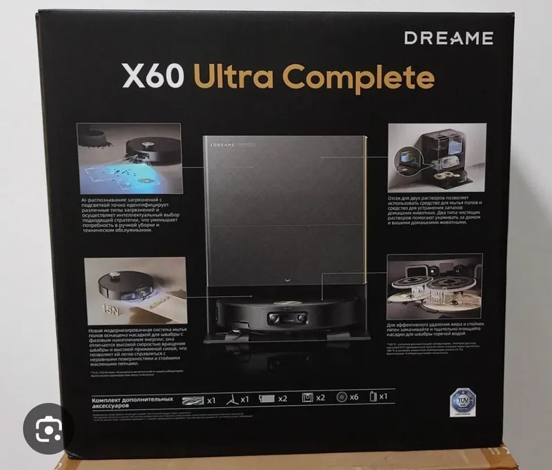 Dreame X60 Ultra Complete черный Топ в продаже