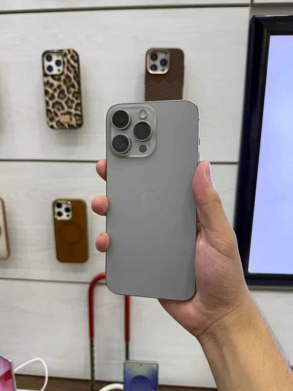 iphone 15 pro max 256gb natural titanium idealholt 1 iphone 15 pro max 256gb natural titanium idealholt 1