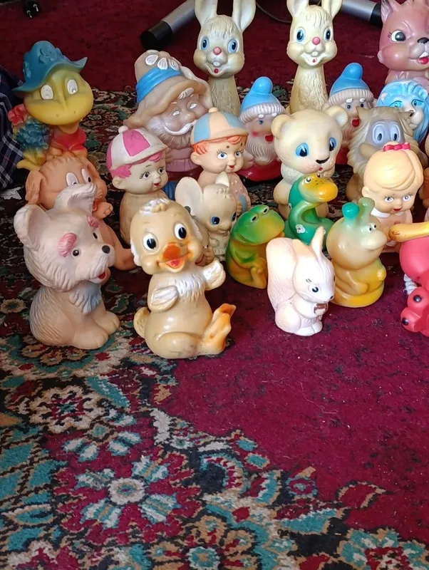 Резиновые игрушки СССР