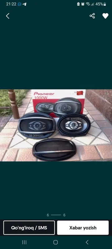 Pioneer 1000W калонка янгича — фото 2