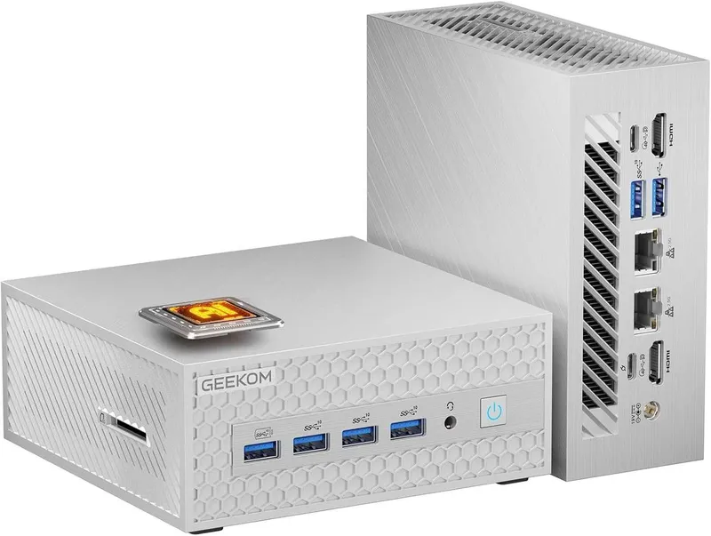 Мини Пк Mini Pc GEEKOM AE8 MAX AMD Ryzen 7 8745HS 32Gb DDR5 / 1Tb SSD