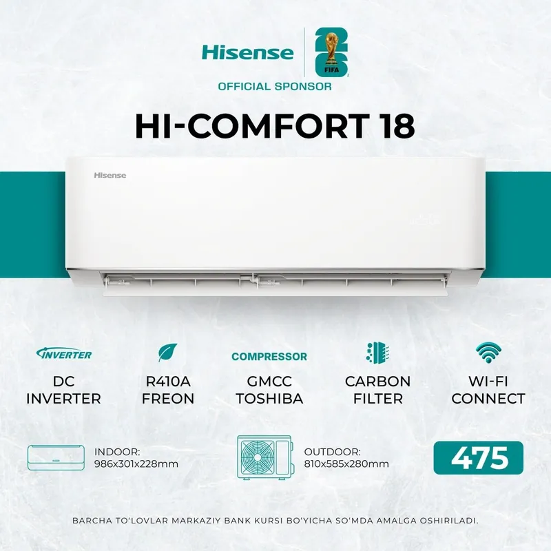 konditsioner HISENSE кондиционер 2