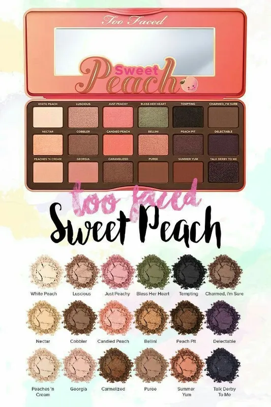 Оригинальная палетка теней Too Faced Sweet Peach Оригинальная палетка теней Too Faced Sweet Peach