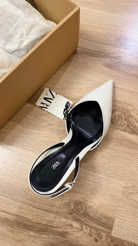 Туфли Zara кожаные,38 размер, новые Туфли Zara кожаные,38 размер, новые