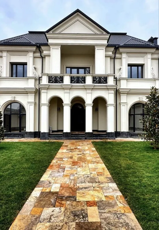 Fasad ishlari фасад услуга траветин мармарино леанардо минералка — фото 6