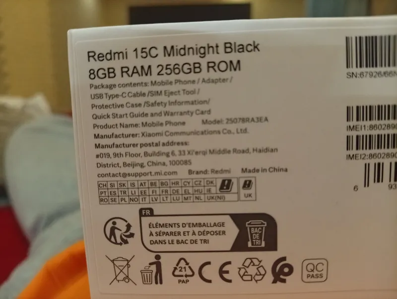 телефон redmi 15 c — фото 1