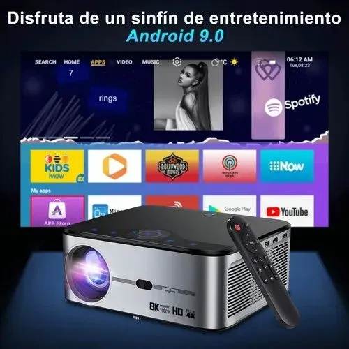 Smart WiFi Proektor A10 проектор android, Full HD