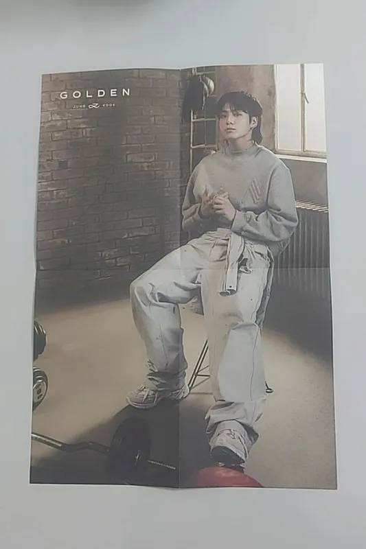 BTS Jung Kook "Golden" K-POP постер
