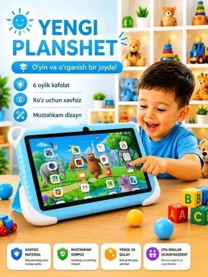 Smartik bolalar plansheti — 128GB 1 Smartik bolalar plansheti — 128GB 1