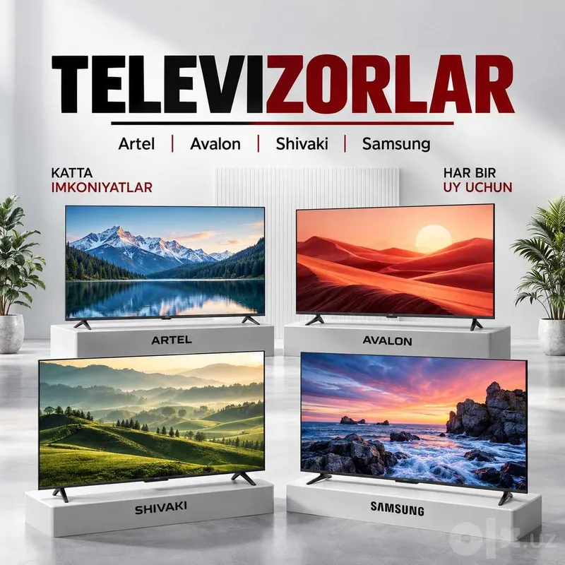 Televizorlar Artel, Avalon, Shivaki, Samsung — kafolatli 5 Televizorlar Artel, Avalon, Shivaki, Samsung — kafolatli 5