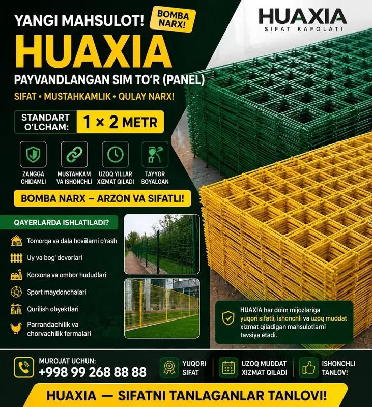 Gabion ograjdenya list setkalar Tayyor maqsulot Optom narxlarda bor 1