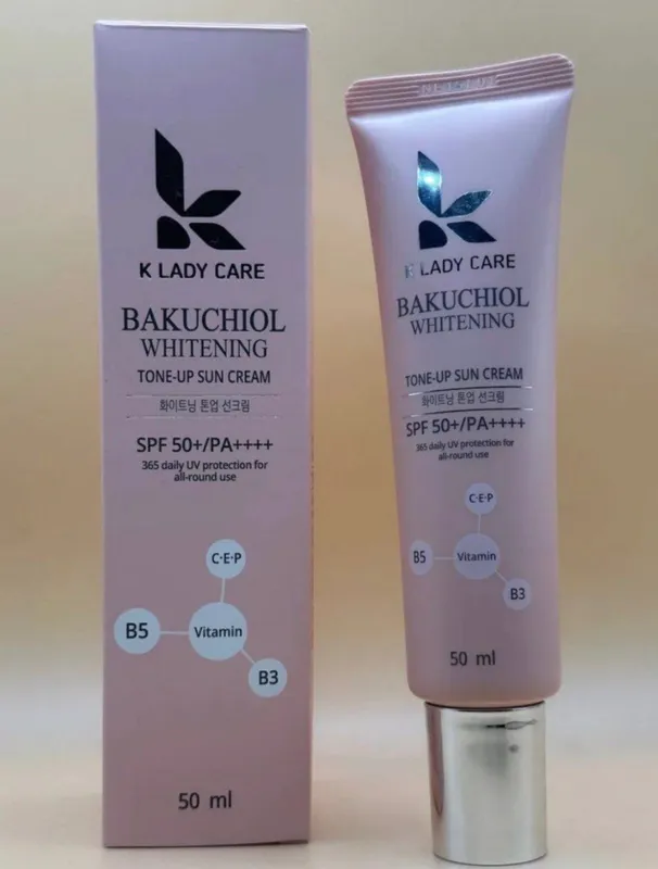 Bakuchiol whitening tone-up sun cream