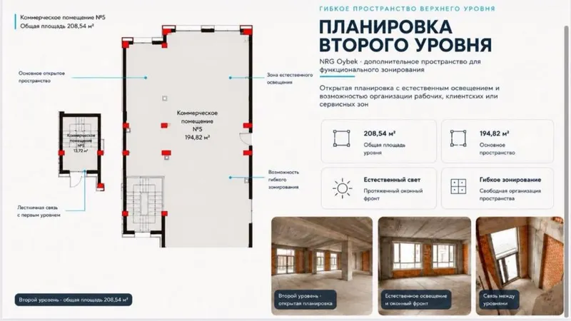 Аренда коммерческое помещение ЖК NRG Oybek 480 м2 3 Аренда коммерческое помещение ЖК NRG Oybek 480 м2 3
