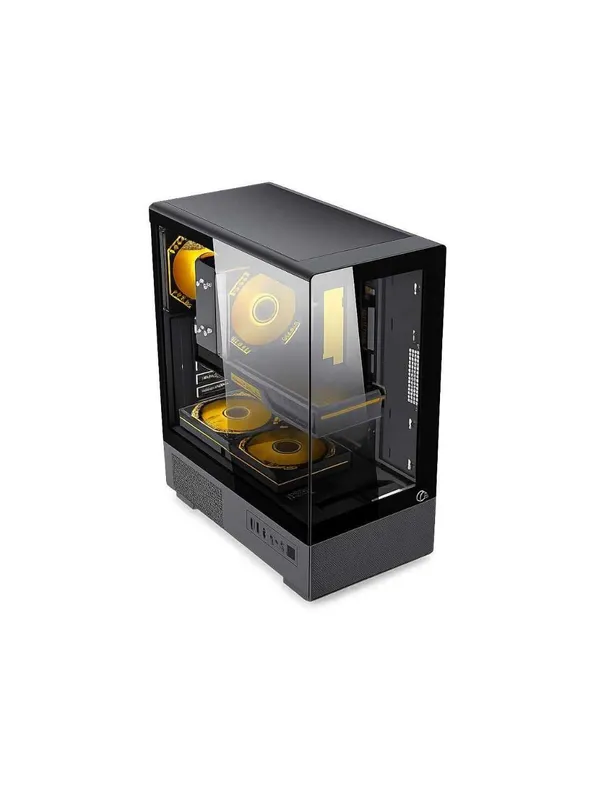 Корпус AVT / GAMING CRYSTAL BLACK / Черный / Mid Tower 1 Корпус AVT / GAMING CRYSTAL BLACK / Черный / Mid Tower 1