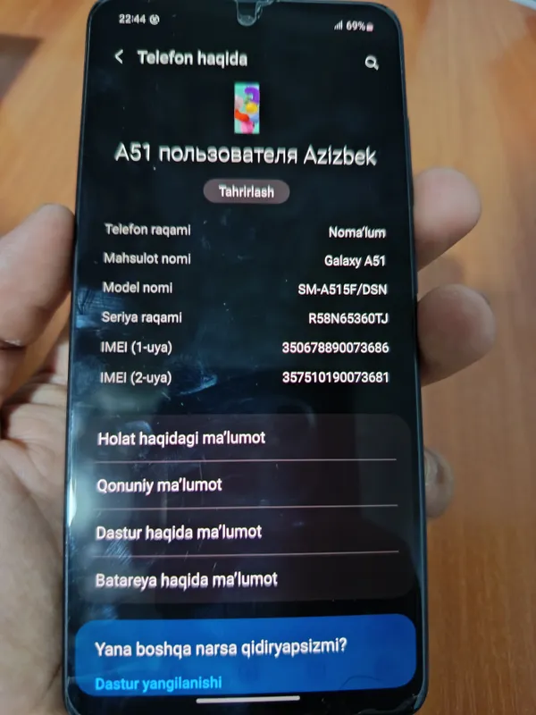 Samsung A51 5