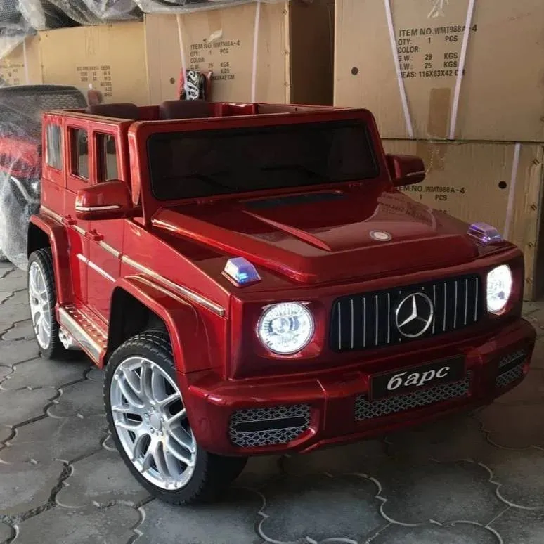 Mercedes Benz Gelik премиум детская машина электромобиль подарок детям 3