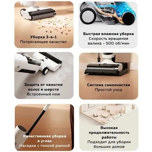 Xiaomi Пылесос ручной Truclean W20 Wet Dry Vacuum new global 5