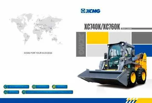 Мини-погрузчик XCMG XC740K — 0,45 куба на складе Мини-погрузчик XCMG XC740K — 0,45 куба на складе