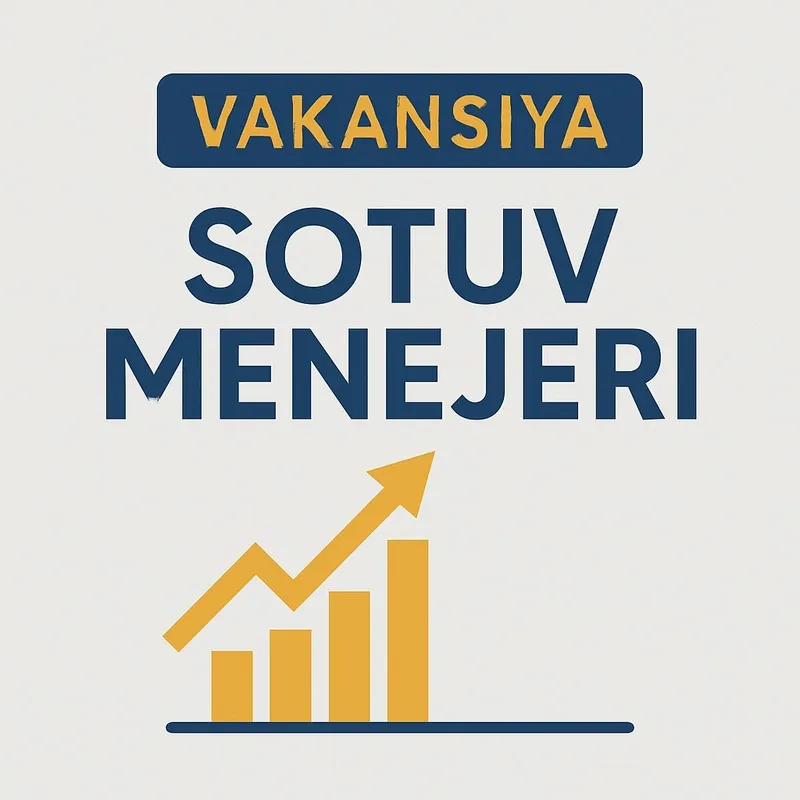 Sotuv menedjeri kerak