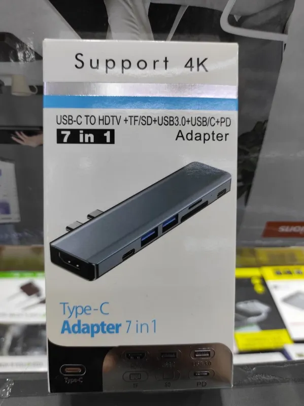Доставка! Скидка!Type c > hdmi,usb 3.0,type c( 2 port)macbook — фото 3