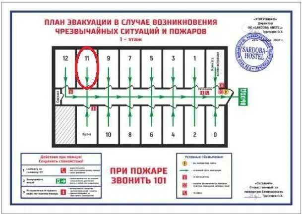 Гостиница / номер / хостел / комната 11 3