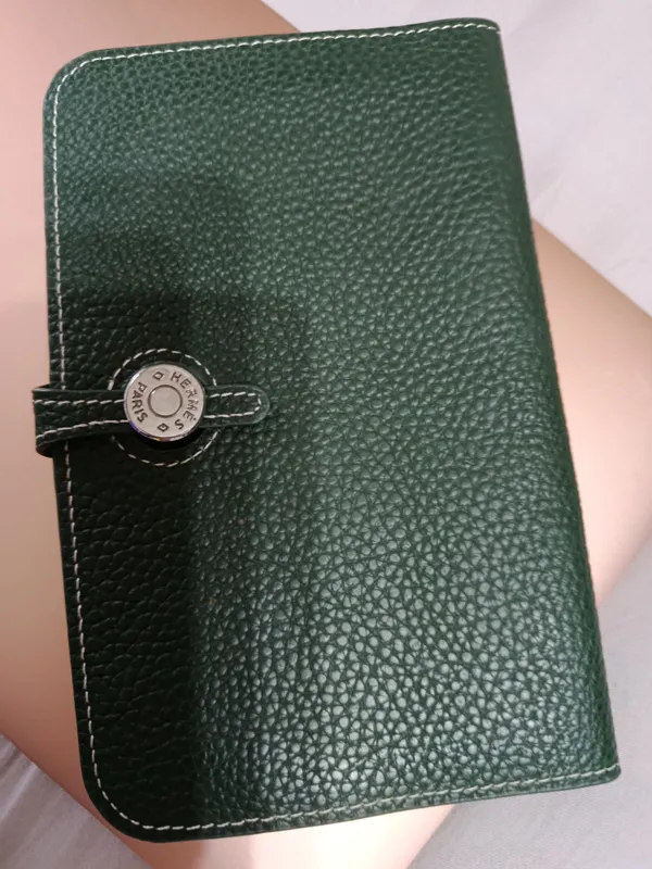 Кожаный кошелек Hermes — фото 4