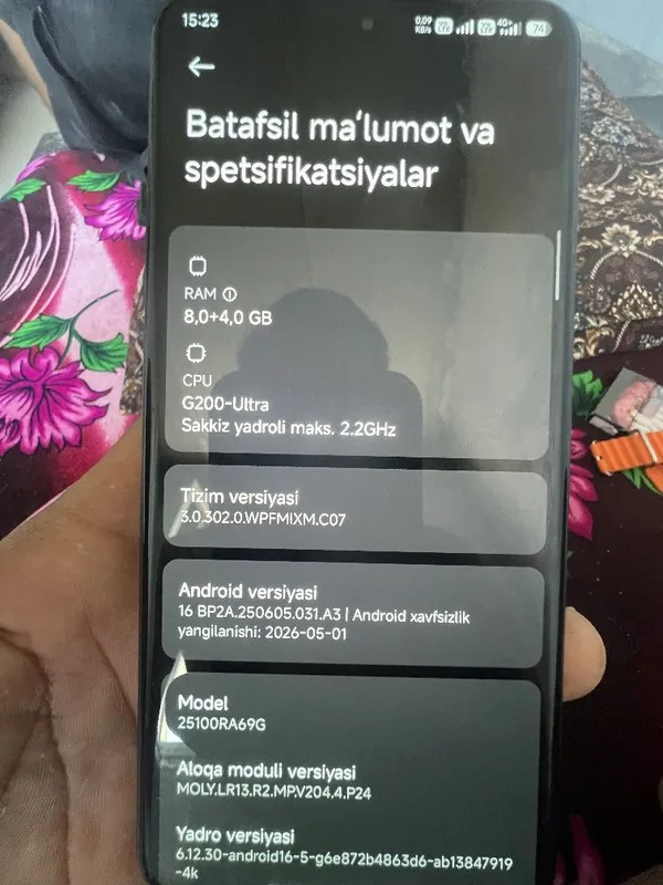 Redmi note 15pro