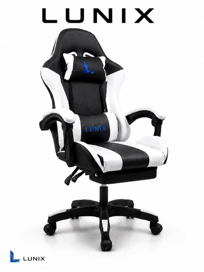 Игровое кресло LUNIX с подставкой для ног 1